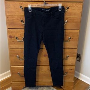 Old Navy Black Rockstar Mid-Rise Skinny Jeans